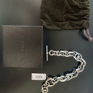 Michael Kors Silver Chain Link Bracelet